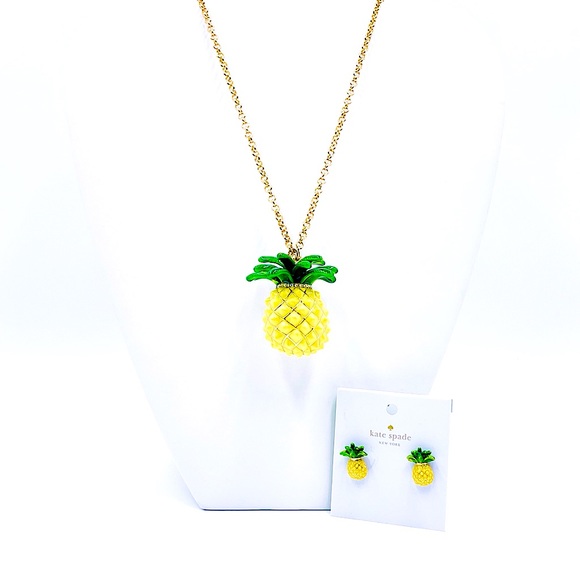 ‼️SOLD‼️ Kate Spade ‘Anyway You Slice It’ Pineapple Set - Picture 7 of 8